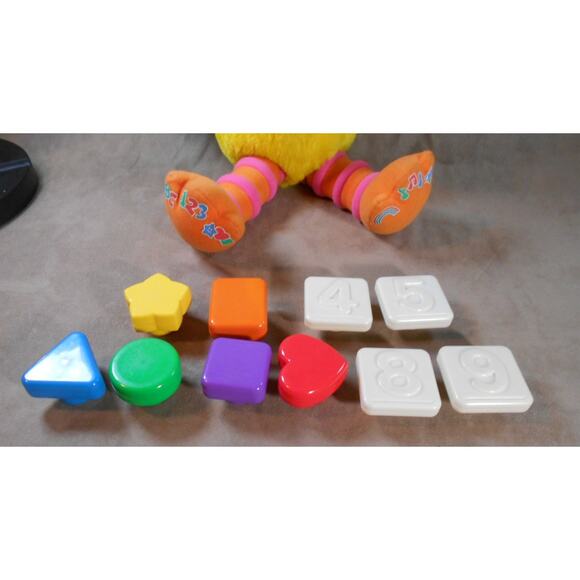 Sesame Street Play & Teach Big Bird Plush Works READ TYCO 1999 Vintage - Picture 7 of 10